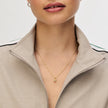 Home Run Charm on a Singapore Chain on model