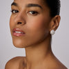 Icon Sparkle Stud Earrings on model