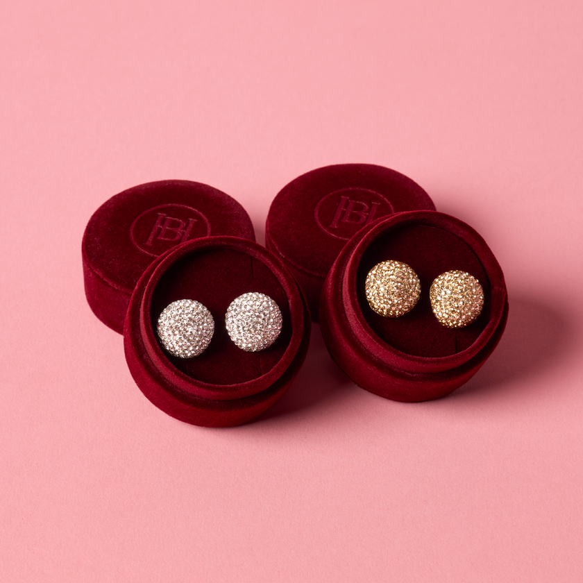 Statement Sparkle Stud Earrings