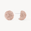 Rose Gold Icon Sparkle Stud Earrings