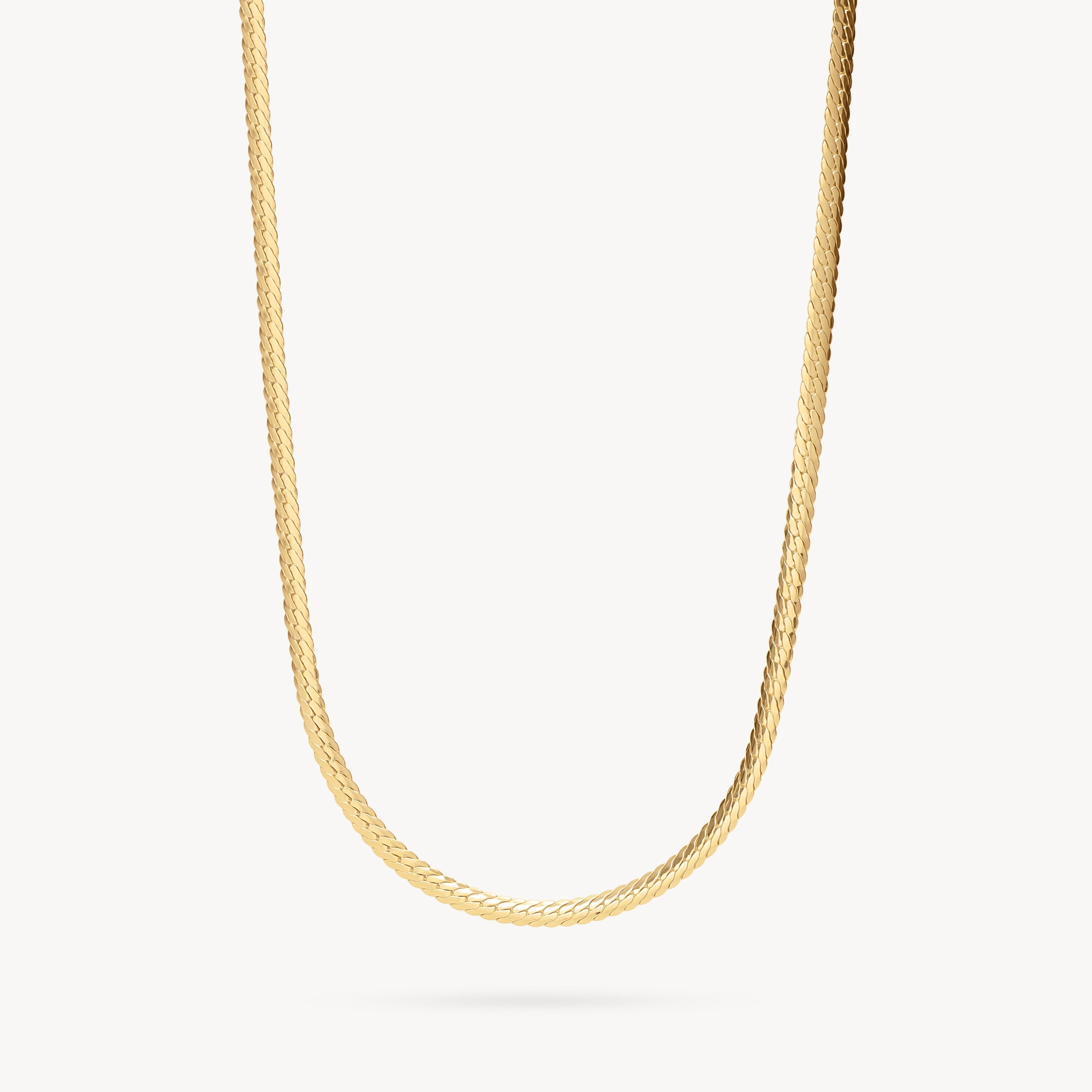 Intertwine Chain Necklace Gold