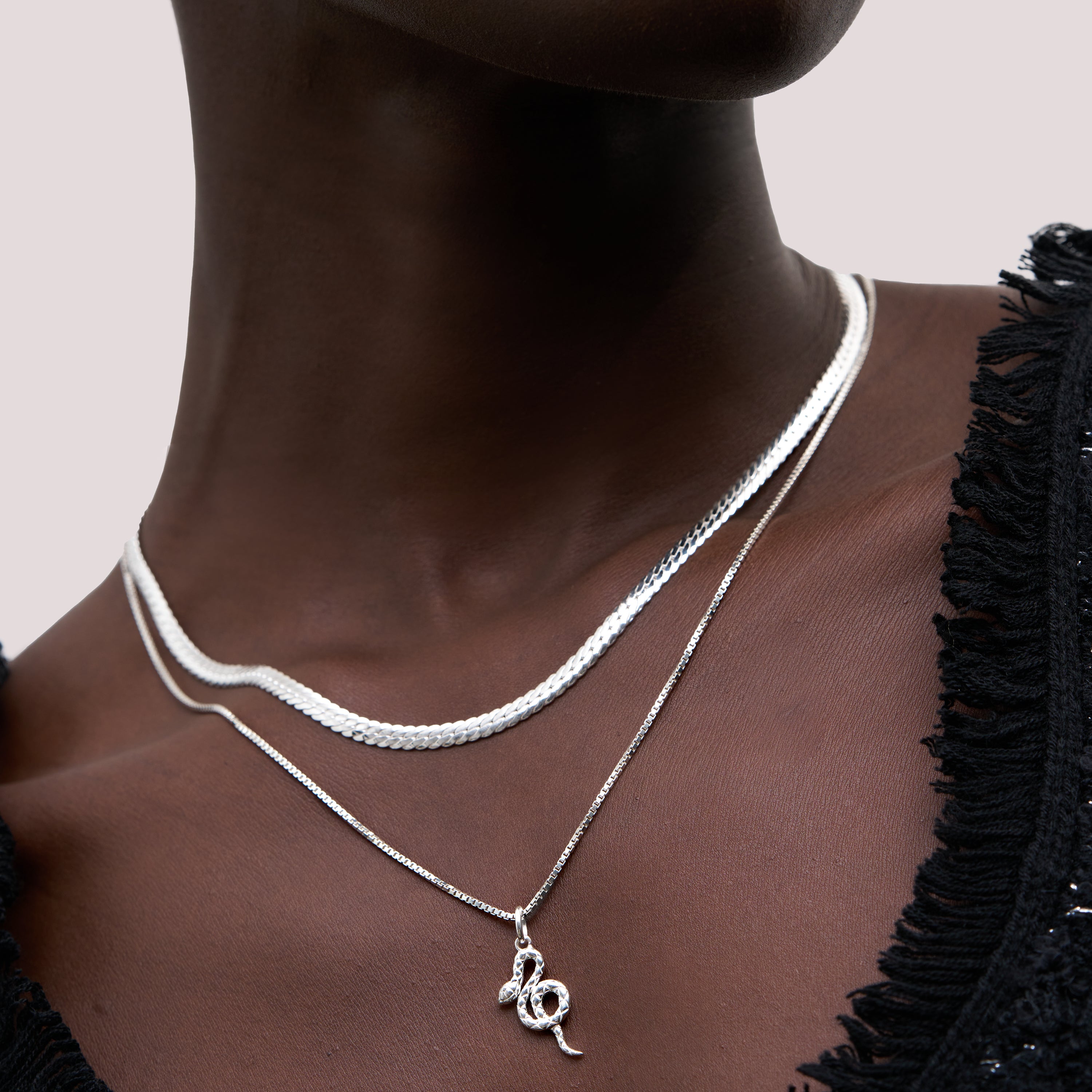 Intertwine Chain Necklace Silver