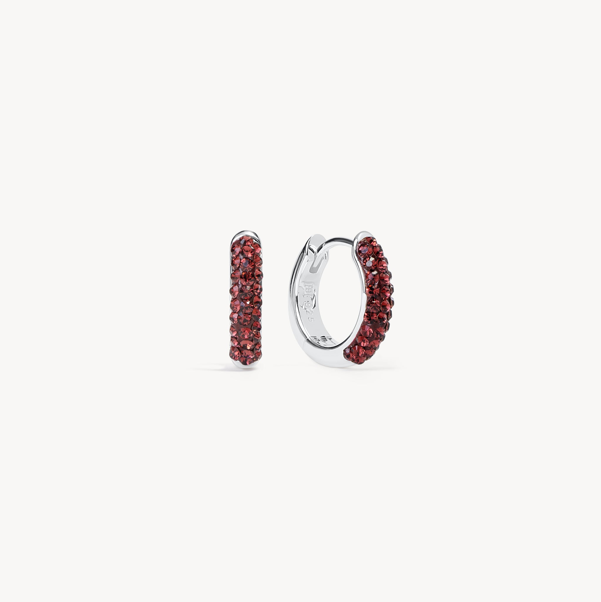 Birthstone Always On Sparkle Hoop Earrings
