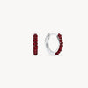 January Birthstone Sparkle Hoops
