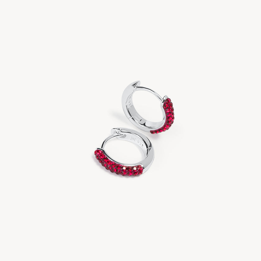 July Birthstone Always On Hoop Earrings