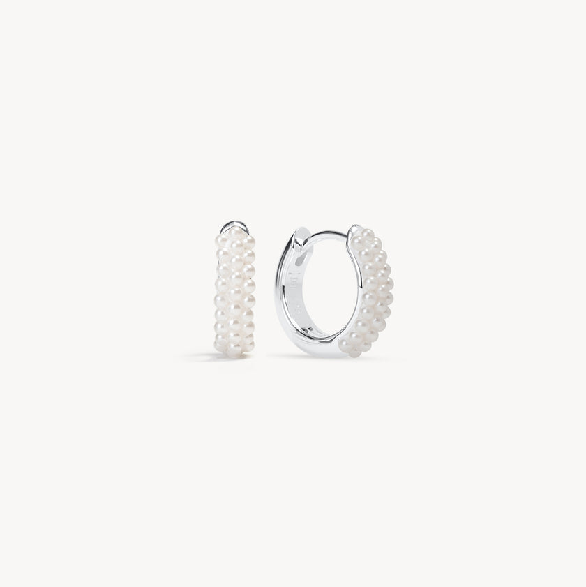 June Birthstone Always On Hoop Earrings