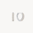 June Birthstone Sparkle Hoops