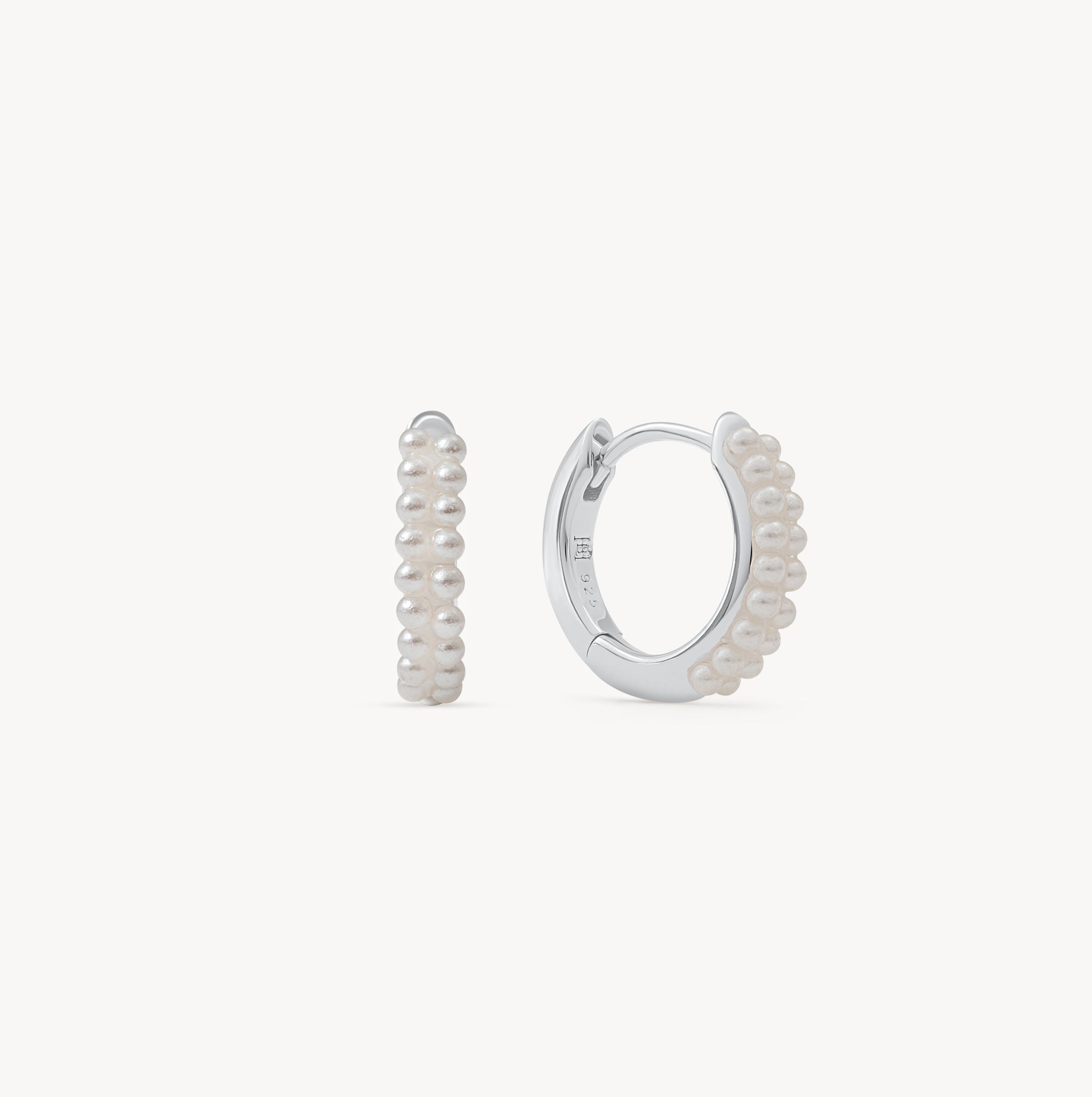 June Birthstone Sparkle Hoops