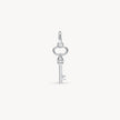 Key To Your Heart Charm in Silver