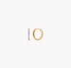 12.5mm Lab Diamond Hoop Earrings