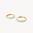 Lab Diamond Hoop Earrings