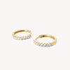 Lab Diamond Hoop Earrings