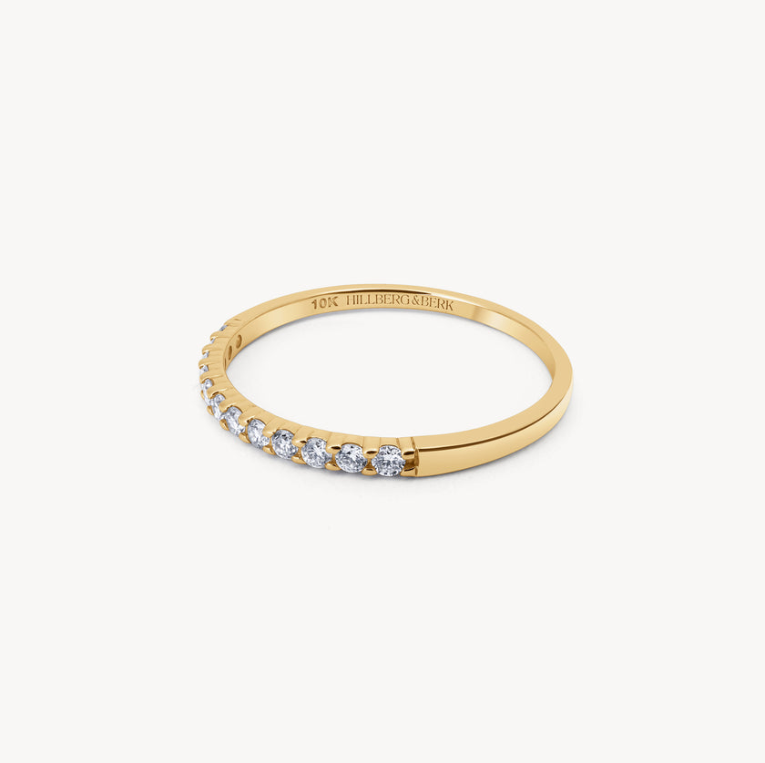 Lab Diamond Line Ring