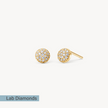 Lab Diamond Pavé Stud Earrings