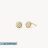 Lab Diamond Pavé Stud Earrings