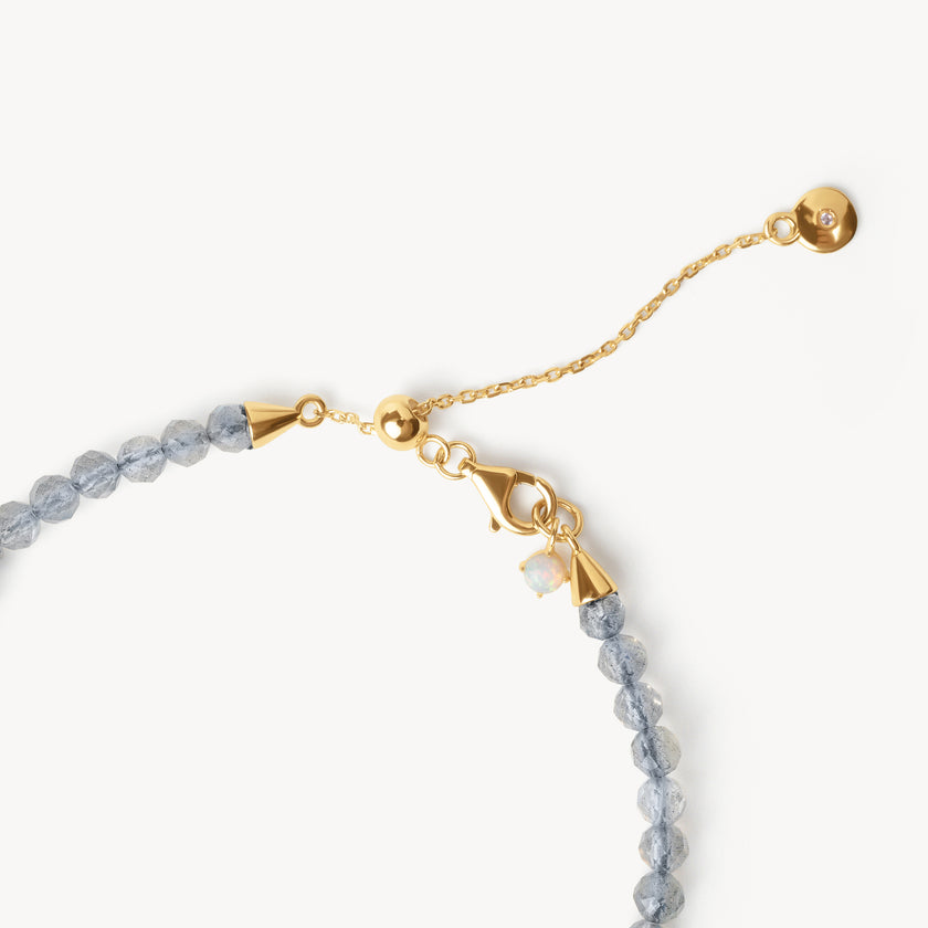 Labradorite Charm Bracelet closure