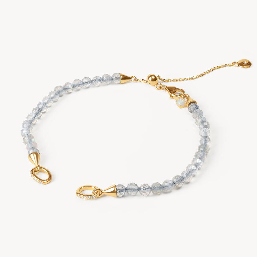 Labradorite Charm Bracelet Base Hillberg Berk