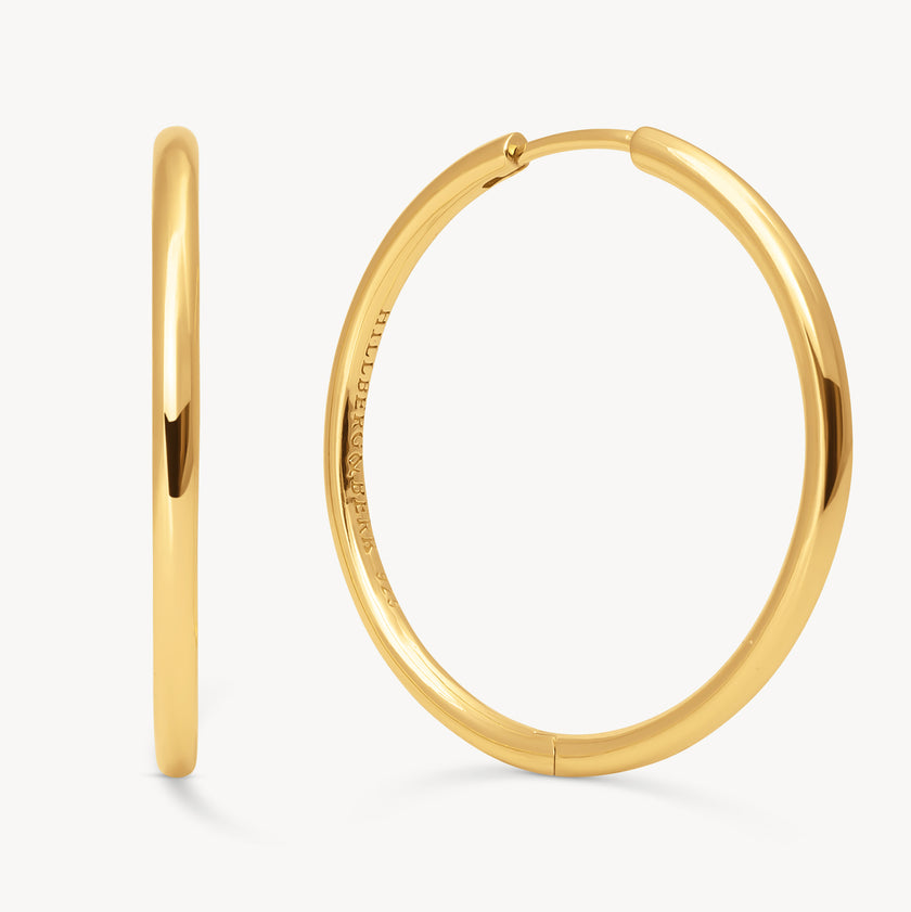 Gold Large Hoop Earrings