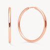 Rose Gold Large Hoop Earrings