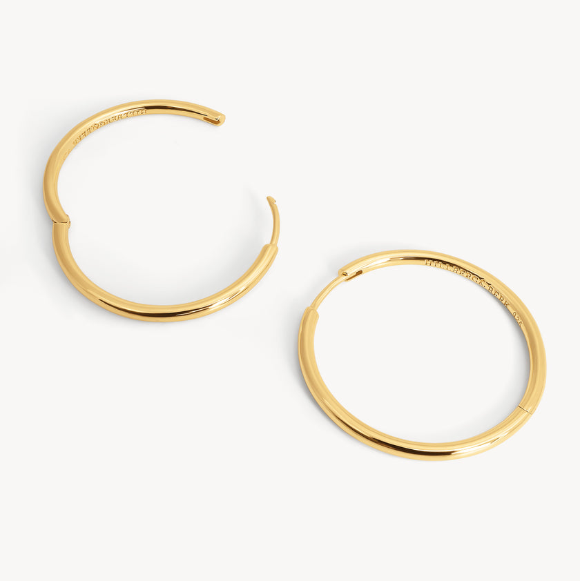 Gold Large Hoop Earrings