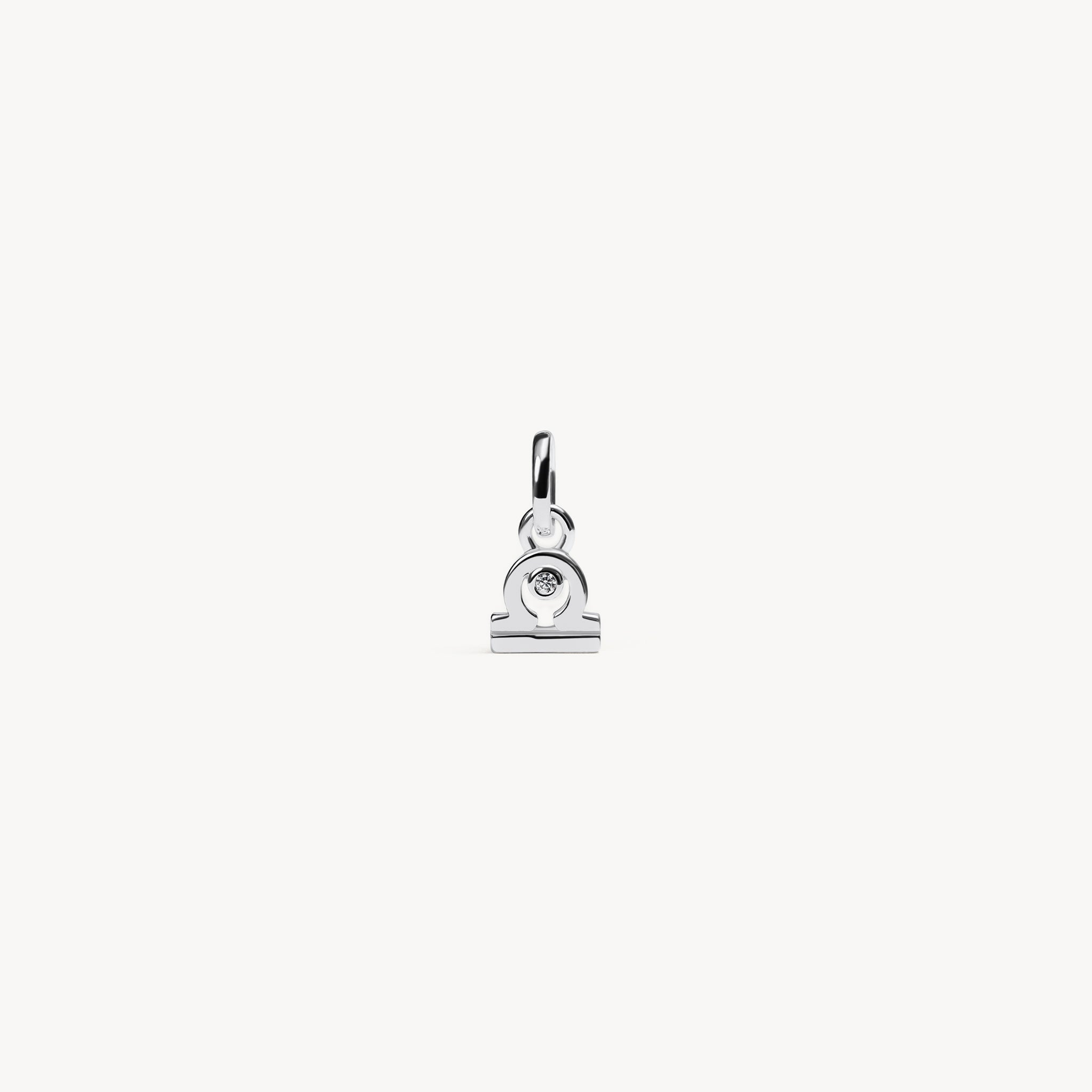 Zodiac Charm Libra Silver