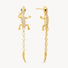 Lizard Statement Earrings