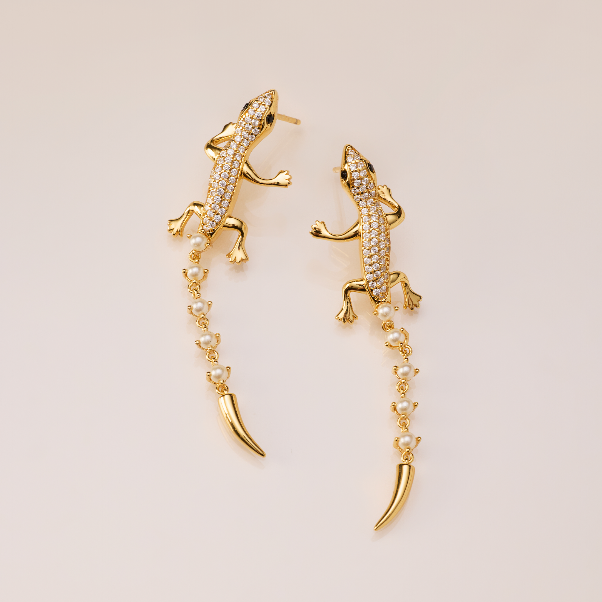 Lizard Statement Earrings