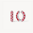 Lovestruck Medium Sparkle Reversible Hoop Earrings