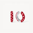 Lovestruck Medium Sparkle Reversible Hoop Earrings