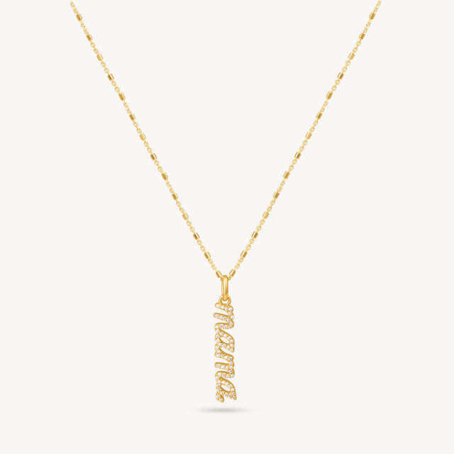 14k Gold Vermeil Mama Necklace