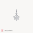 Maple Leaf Charm in Silver
