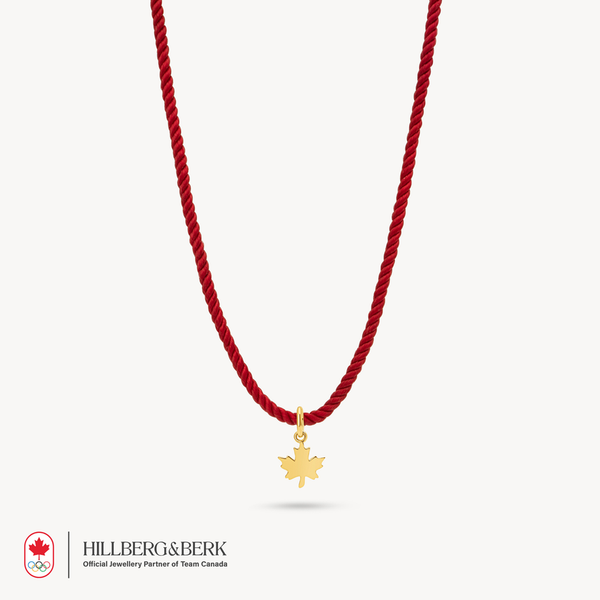 Maple Leaf Corded Necklace