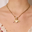 Heart Locket Charm Gold