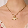 Heart Locket Charm Gold