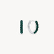 May Birthstone Sparkle Hoops