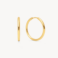 Gold Medium Hoop Earrings