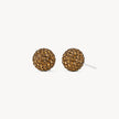 Medium Espresso Sparkle Ball™ Stud Earrings