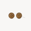 Medium Espresso Sparkle Ball™ Stud Earrings