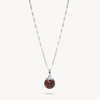 Sparkle Ball™ Clip Chain Necklace Merlot