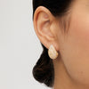 Mini Dream Puff™ Sparkle Stud Earrings in Soft Gold