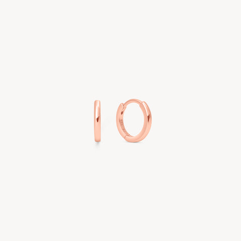 Rose Gold Mini Hoop Earrings