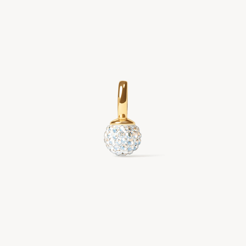 Moonlight/Gold Mini Sparkle Ball™ Charm