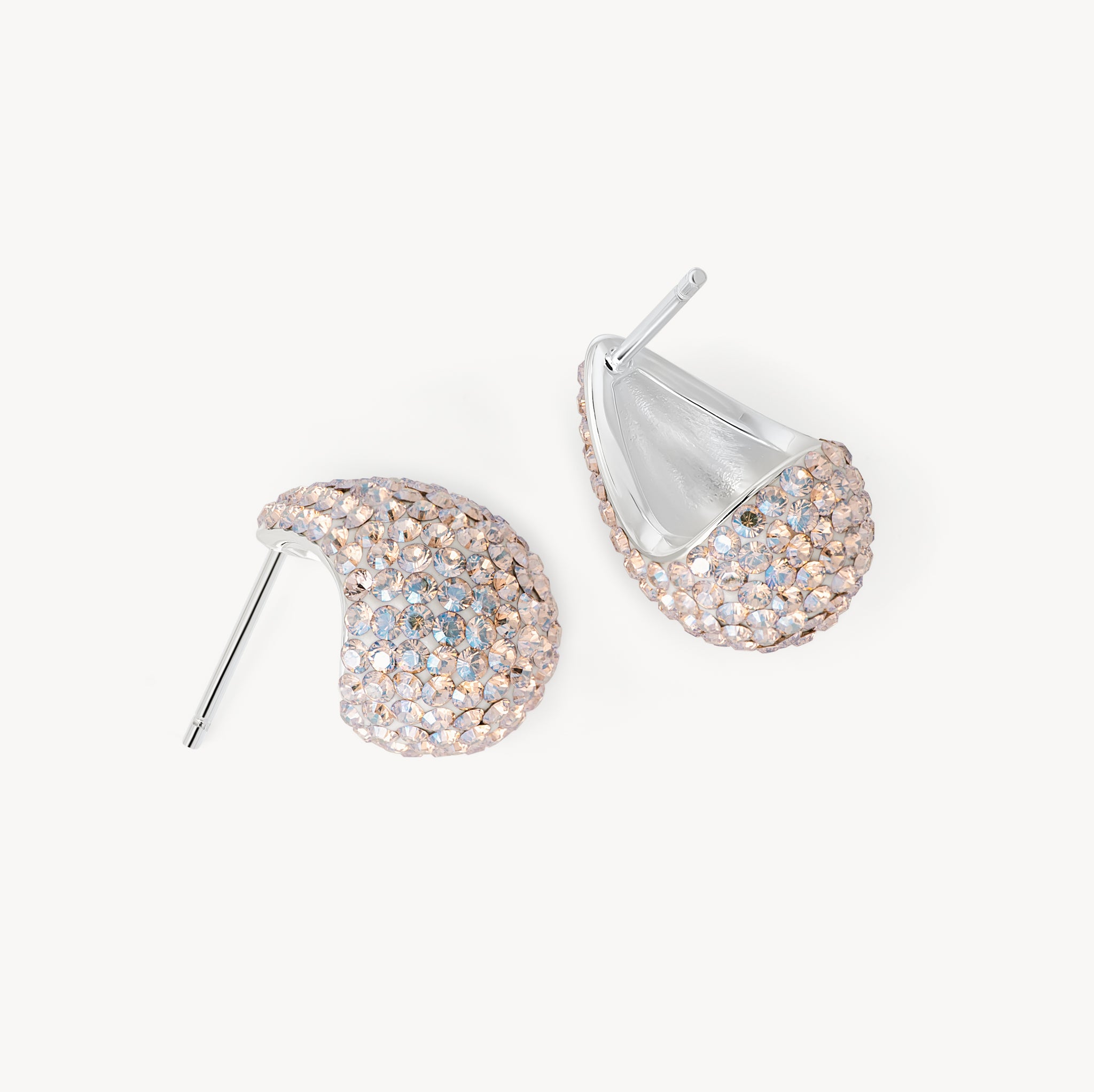 Champagne Mini Dream Puff™ Sparkle Stud Earrings