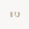 Soft Gold Mini Sparkle Hoop Earrings