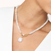 Sparkle Pendant Charm - Moonlight shown on H&B You bold chain