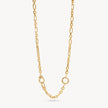 Gold Multi-Station Lariat Charm Necklace