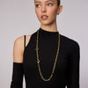 Multi-Station Lariat Charm Necklace