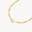 Diamond Cut Statement Chain in Gold close up