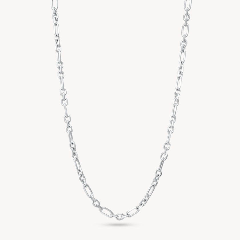 Diamond Cut Statement Chain in Silver