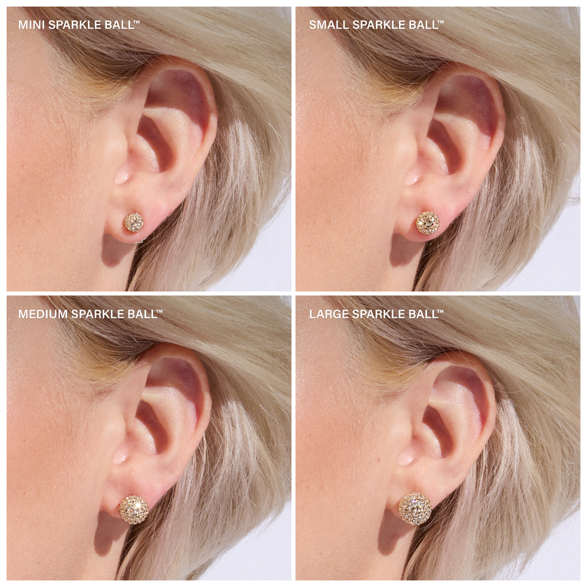 Large Sparkle Ball™ Stud Earrings